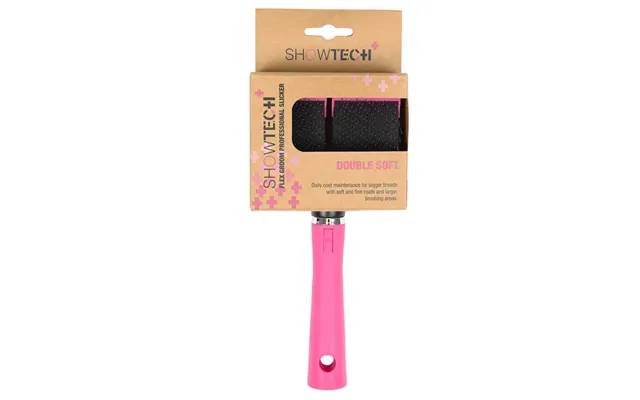 Dog Brush Soft Slicker Flex Flex Groom Double - 1 Piece