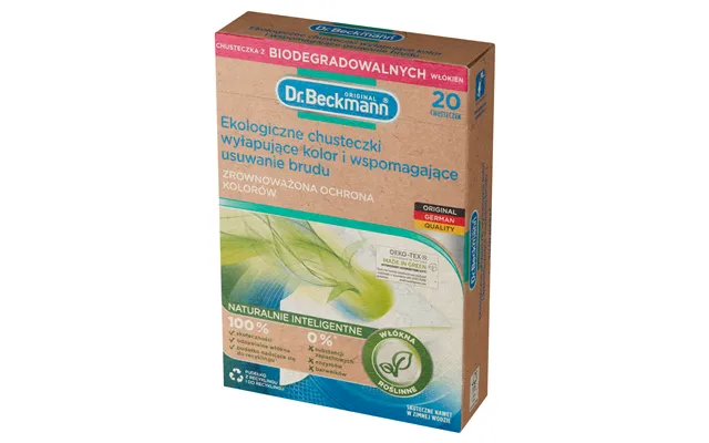 Dr. Beckmann Eco-friendly Color Fixing Wipes And Dirt Remover Holder 20 Count product image