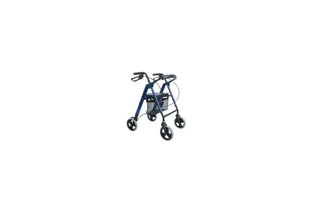 Dr. Happy 4 Wheeled Folding Rollator With Seat And Height Adjustable Support Handles Jl9188lh