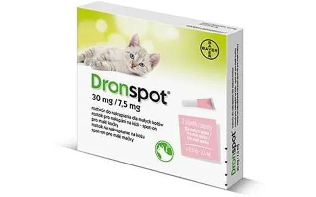 Dronspot 30 Mg 7.5 Mg -on For Small Cats 0.5 - 2.5 Kg 2 X 0.35 Ml