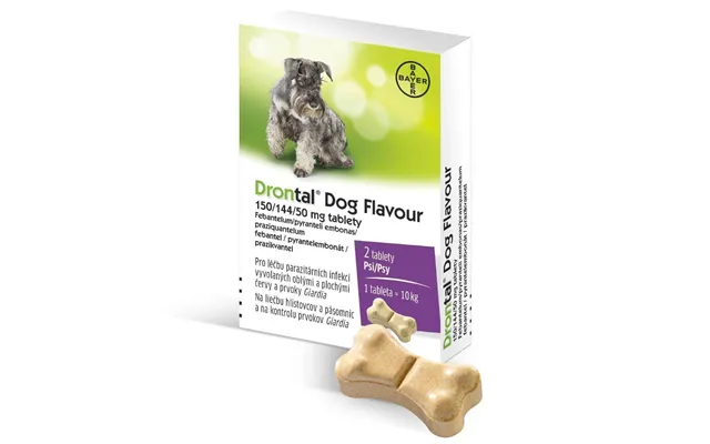 Drontal Dog Flavour 150 144 50 Mg Tablet - 2 Tablets