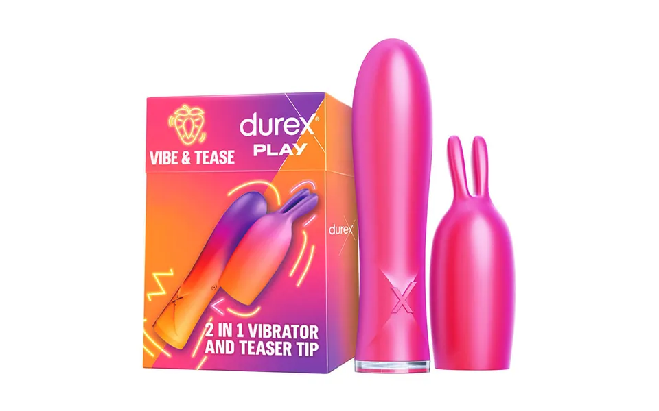 Durex Play Vibe & Tease - 2 In 1 Vibrator With Stimulating Tip