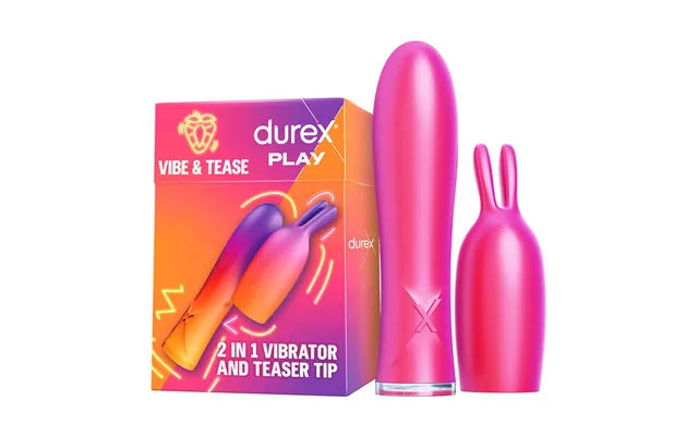 Durex Play Vibe & Tease - 2 In 1 Vibrator With Stimulating Tip
