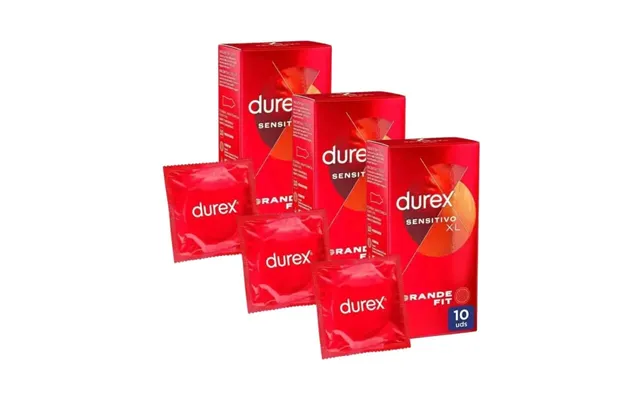 Durex Soft Sensitive Condoms For Increased Sensitivity Size Xl 10 Pack Of 3