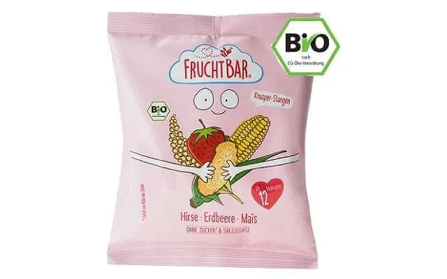 Eco Puffs With Millet - Strawberries And Corn