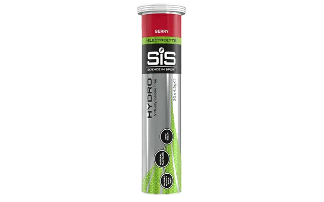 Effervescent Tablets For Hydration With Red Fruit Flavor Sis Go Hydro - 20 Tablets