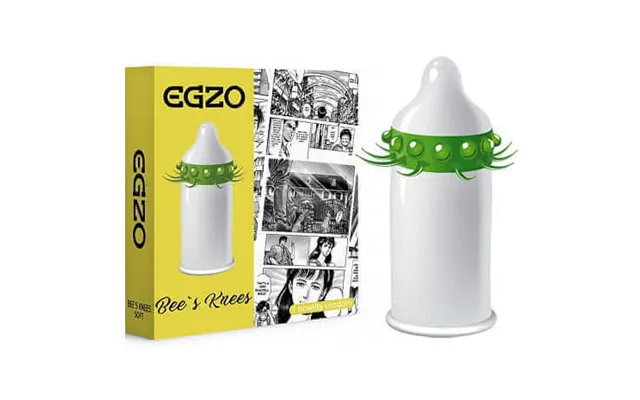 Egzo Bee's Knees Prezervativ With Soft Comforting Tips - 1 Pc