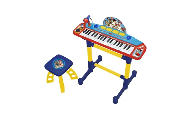 Electronic Keyboard With Microphone And Paw Patrol Chair - 3-7 Years