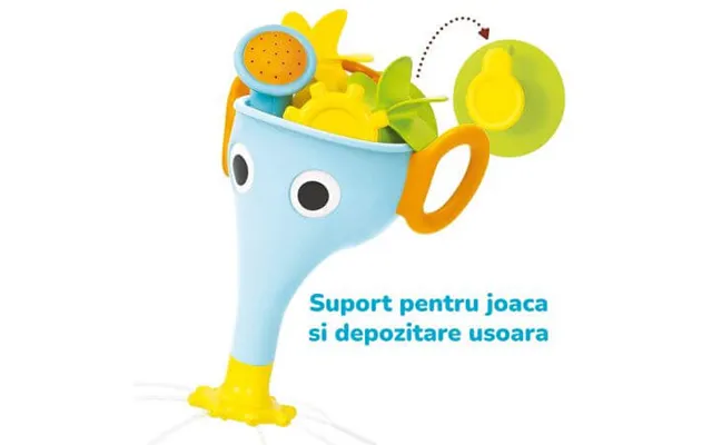 Elephant Trunk Toy With Stopper For Bath - Blue