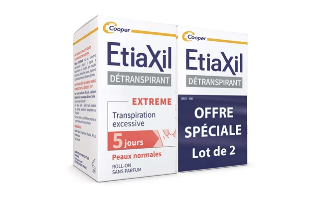 Etiaxil Detraspirant Roll-on Underarm Treatment Normal Skin 2x15ml