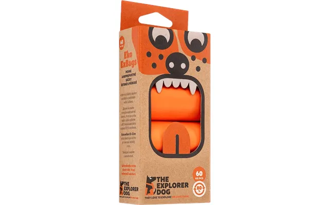 Explorer Dog Recycled Dog Poop Bags 4 X 15 Pieces