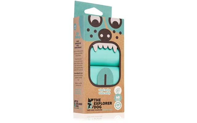Explorer Dog Recycled Dog Poop Bags With Peppermint Scent 60 Pieces