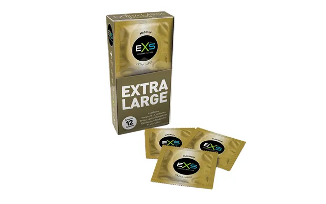 Exs Magnum Extra Large Enlarged Condoms Xl - 12 Pcs