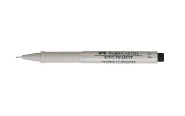 Faber Castell - Ecco Pigment Thin Pen 0.2mm Black