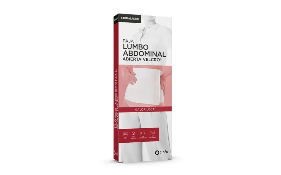 Farmalastic Girdle With Velcro White - Size 2
