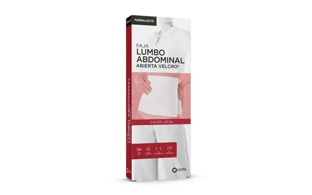 Farmalastic White Velcro Cotton Waistband - Size 1