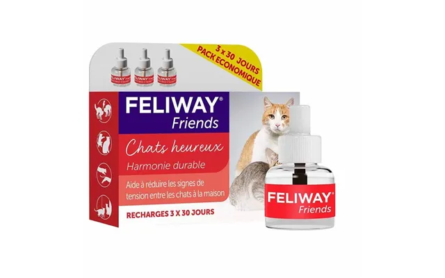 Feliway Friends Cats Heureux Harmonie Durable Refills Entre Chats 3x48ml