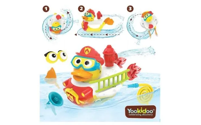 Fireman Duck Motor Toy With 15 Accessories - 2-6 Years product image