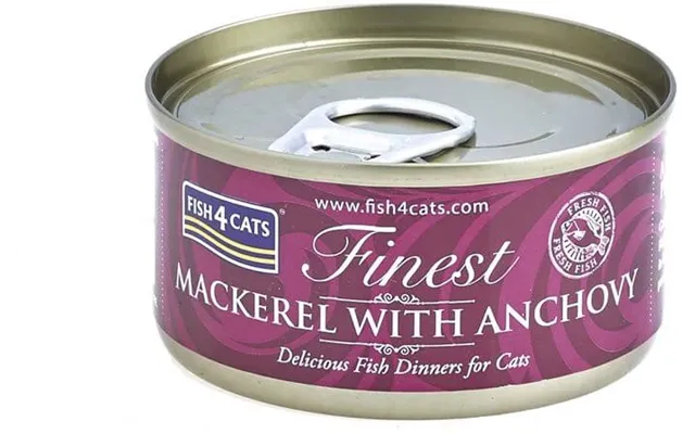 Fish4cats Canned Cat Food Finest Mackerel With Anchovies 70 G product image
