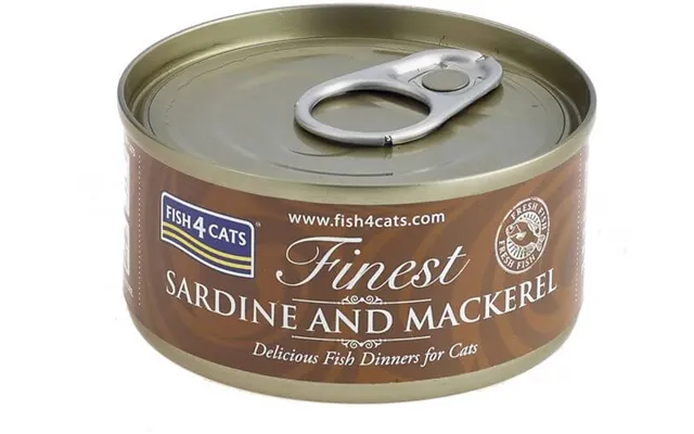 Fish4cats Canned Cat Food Finest Sardine With Mackerel 70 G product image