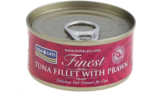 Fish4cats Canned Cat Food Finest Tuna With Prawns 70 G product image