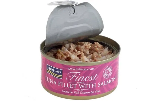 Fish4cats Canned Cat Food Finest Tuna With Salmon 70 G product image