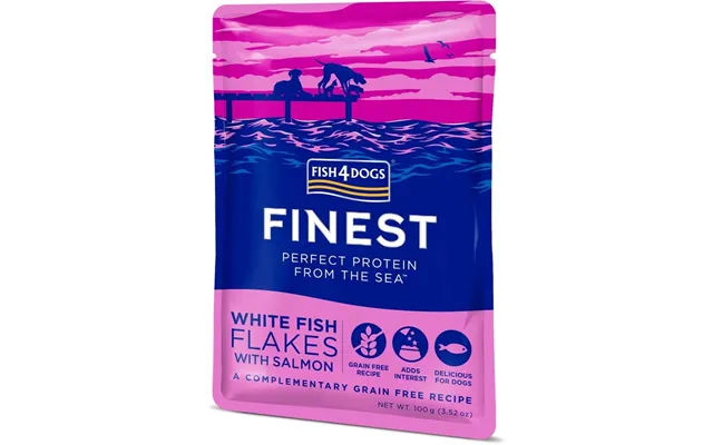 Fish4dogs Capsule For Dogs Best White Fish Pieces With Salmon 100 G product image