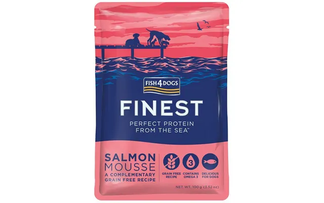 Fish4dogs Delicious Pouch For Dogs 99% Salmon 100 G product image