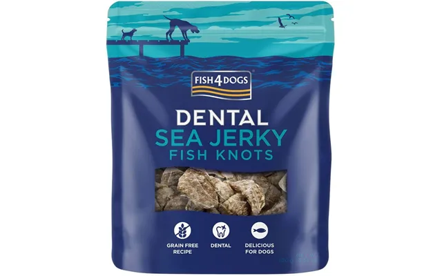 Fish4dogs Dental Treats For Dogs Sea Fish - Knots 100 G