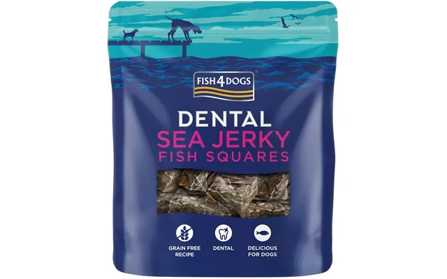 Fish4dogs Dental Treats For Dogs Sea Fish - Squares 115 G