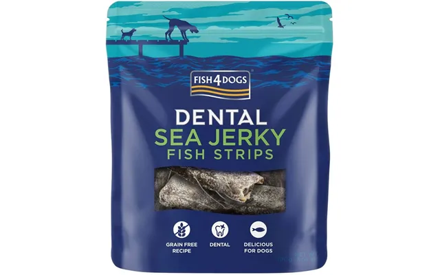 Fish4dogs Dental Treats For Dogs Sea Fish - Strips 100 G