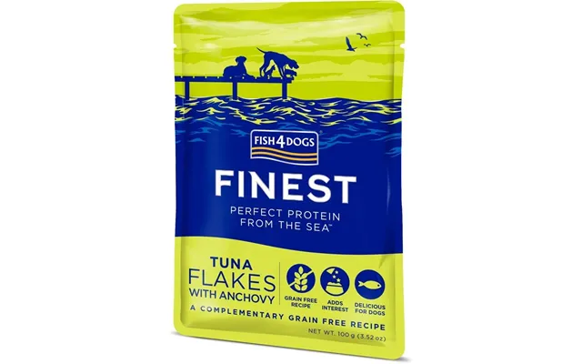 Fish4dogs Dog Capsules Finest Tuna Chunks With Anchovies 100 G