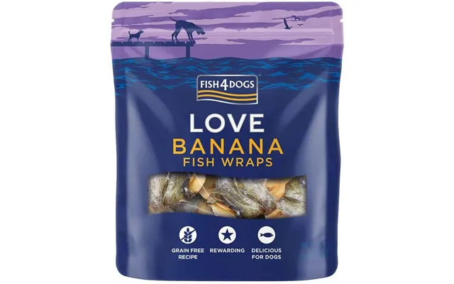 Fish4dogs Dog Treats Fish Rolls With Banana 100 G