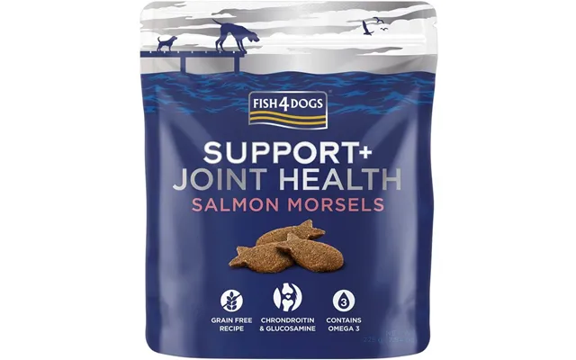 Fish4dogs Dog Treats For Joint Health With Salmon Pieces 225 G