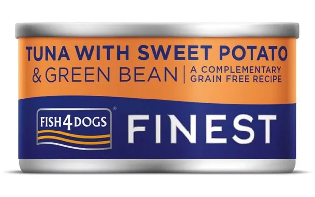 Fish4dogs Finest Canned Dog Food With Tuna - Sweet Potatoes And Green Beans 85 G product image