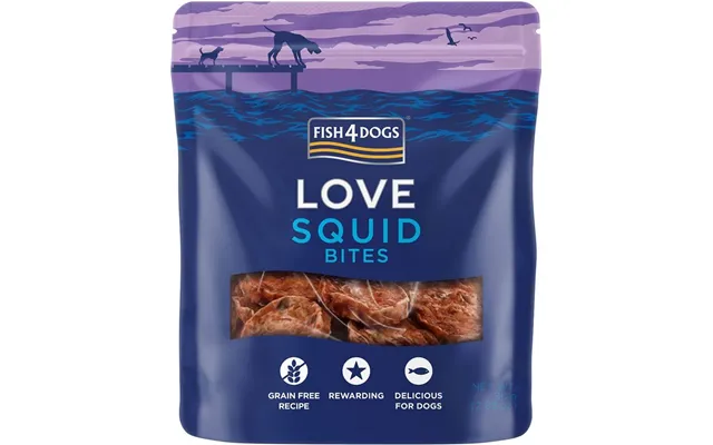 Fish4dogs Squid Dog Treats 80 G