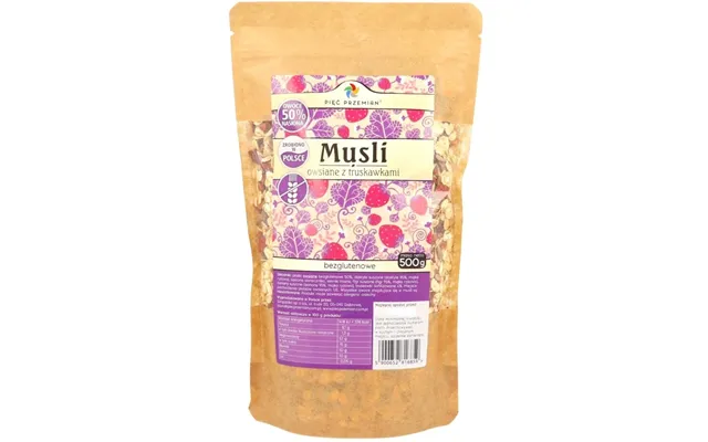 Five Transformations Oat Muesli With Strawberries Gluten-free 500 G