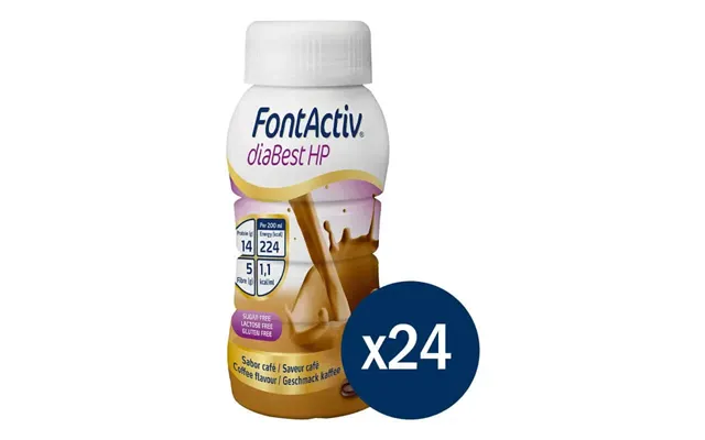Fontactiv Diabest Hp Coffee Pack 24 Bottles X 200 Ml