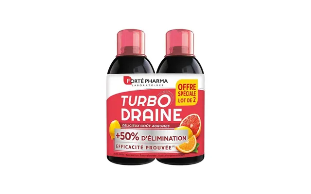 Forté Pharma Turbodraine Turbodraine Citrus 2x500ml