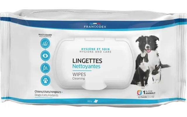 Francodex Eye - Ear And Paw Cleaning Wipes For