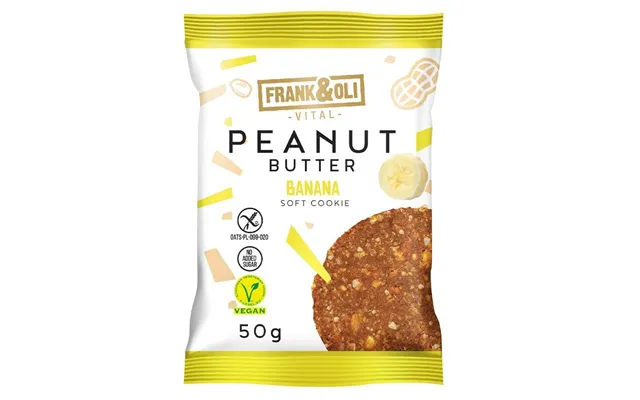 Frank&oli Soft Peanut Butter Biscuits - Banana product image
