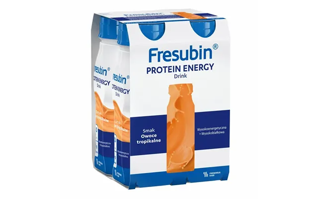 Fresubin Protein Energy Drink With Tropical Fruit Flavor - 4 X 200 Ml
