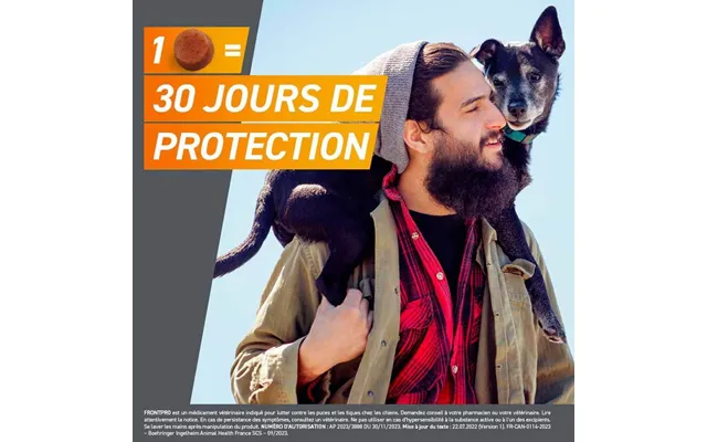 Frontline Frontpro Antiparasitic Small Dog 2-4kg Against Fleas And Ticks X3 Tablets