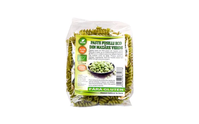 Fusilli Pasta With Green Peas Gluten Free - 250 G