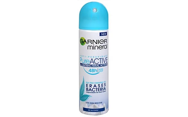 Garnier Mineral Pure Active Antibacterial 48h Antiperspirant Spray 150 Ml