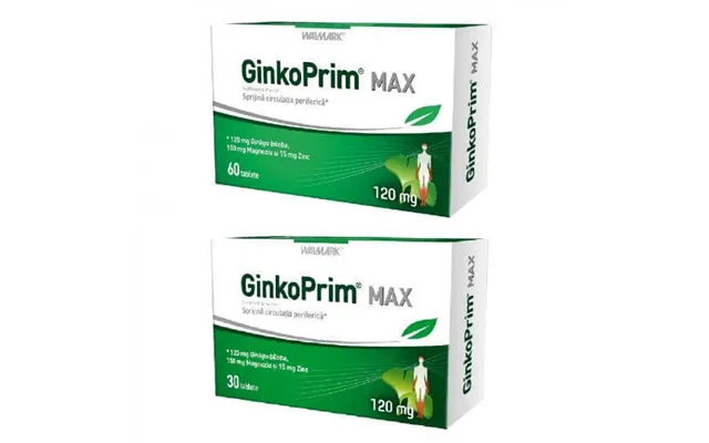 Ginkoprim Max 120mg Pack - 60 30 Tablets product image