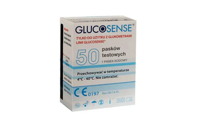Glucosense Glucometer Test Strips - 50 Units