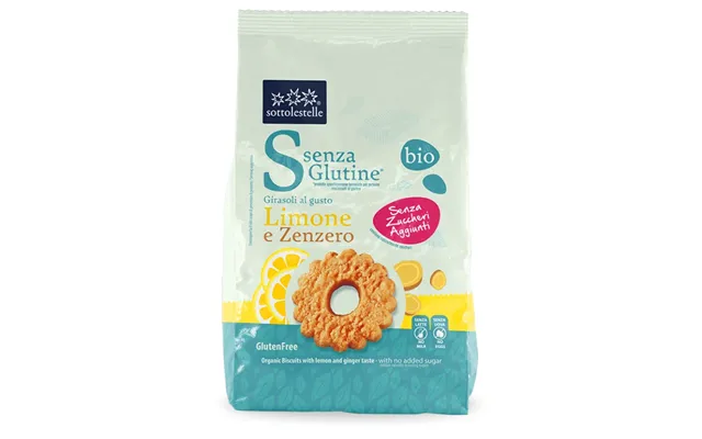 Gluten-free Biscuits With Ginger And Lemon Eco - 250 Gr