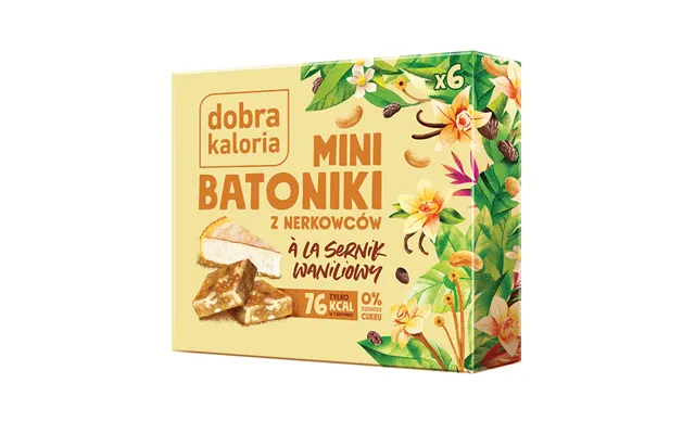Good Kaloria Mini Cashew A'la Vanilla Cheesecake Bars - No Added Sugar