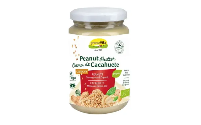 Granovita Organic Crunchy Peanut Crunchy Peanut Cream - 350 Gr